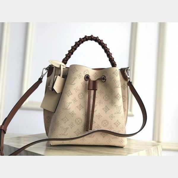 ## Mejor M55799 Louis Vuitton Muria Mahina Leather Galet Bolsa