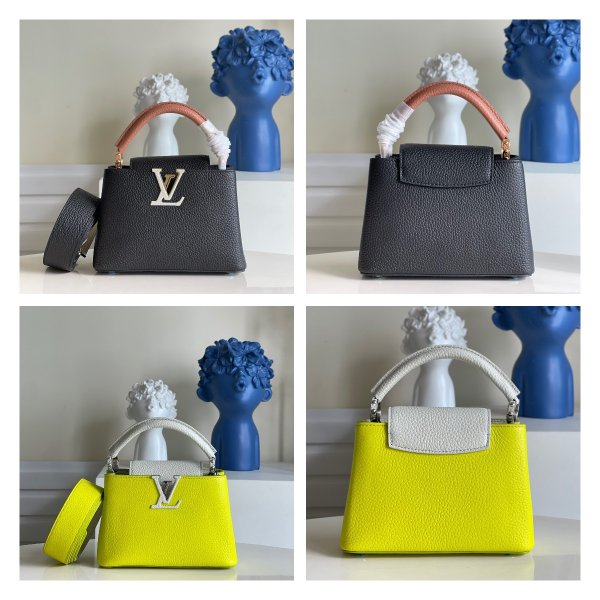 Réplicas barata exclusiva Louis Vuitton Capucines M56848 bolsas