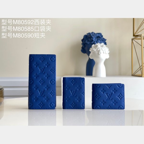 Bolsa Fake Canada Louis Vuitton M80592/M80585/M80590 Slender Wallet Taurillon Monogram