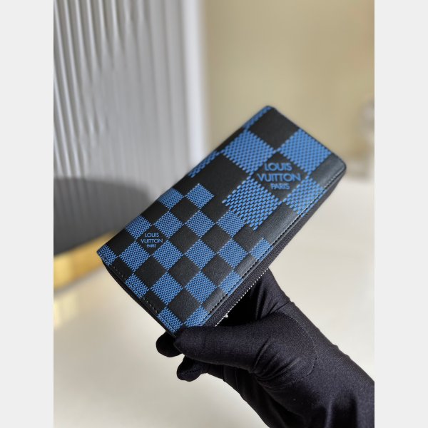 Louis Vuitton N60442 Billetera Zippy Vertical Damier Infini Cuero