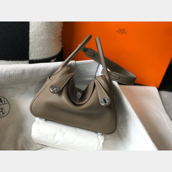 Réplicas gris Hermes Lindy 26 cm Bolsas Venta de venta en línea